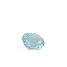 Large elongated oval Aquamarine gemstone, front view