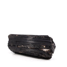 Black Tourmaline crystal showing deep vertical striations