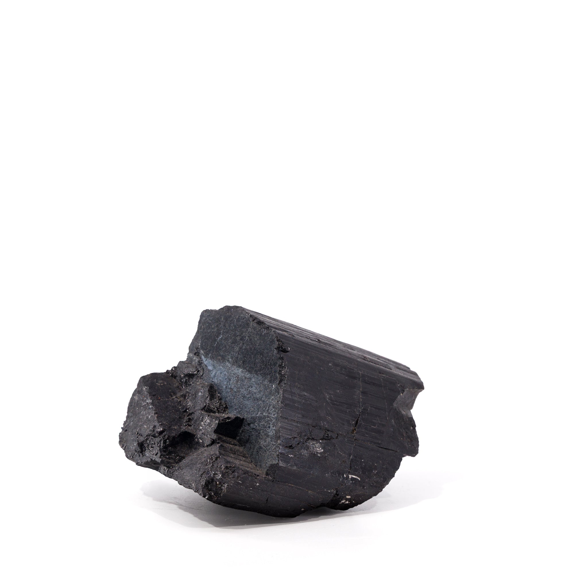 Black Tourmaline crystal reverse view