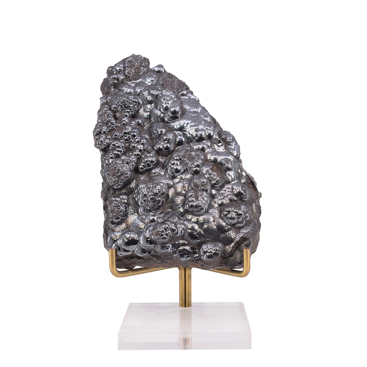 Upright Botryoidal Hematite with metallic clustered formations
