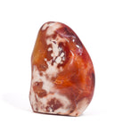 Angled view of Carnelian freeform from Madagascar