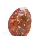 Reverse view of Carnelian freeform showing translucent rust tones