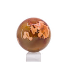 Carnelian 933 gram 3.4 inch polished crystal sphere, alternate view