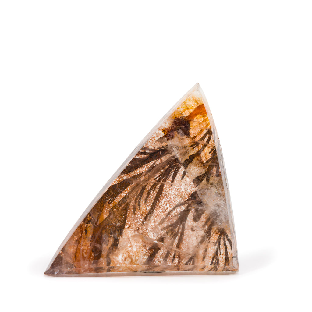 Dendritic Quartz 57.85mm 60.4 Gram Polished Crystal Cabochon - GGV-035 - Crystalarium