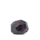 Alternate view of dark red faceted Garnet freeform crystal