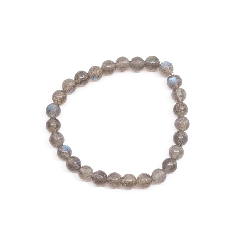 Labradorite 5mm Beaded Bracelet