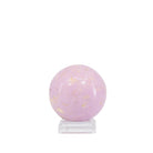 Phosphosiderite sphere showing soft purple color and subtle mottling