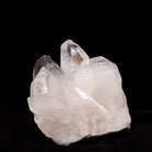 Quartz 2.7 kg natural crystal cluster from Brazil, front view