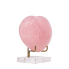Rose Quartz 791 gram polished crystal heart from Madagascar, alternate view