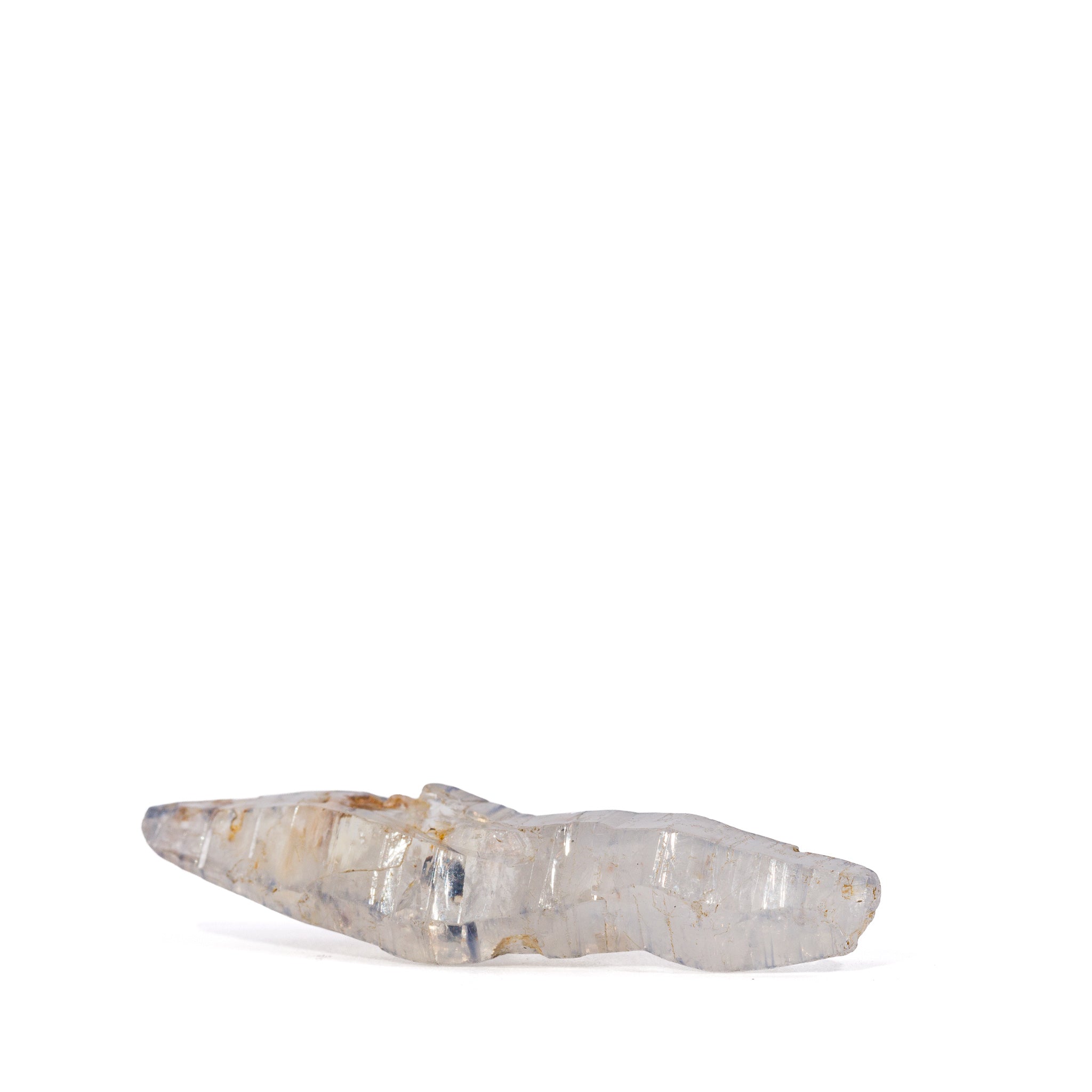 Natural Sapphire crystal from Sri Lanka, side view - OOX-123