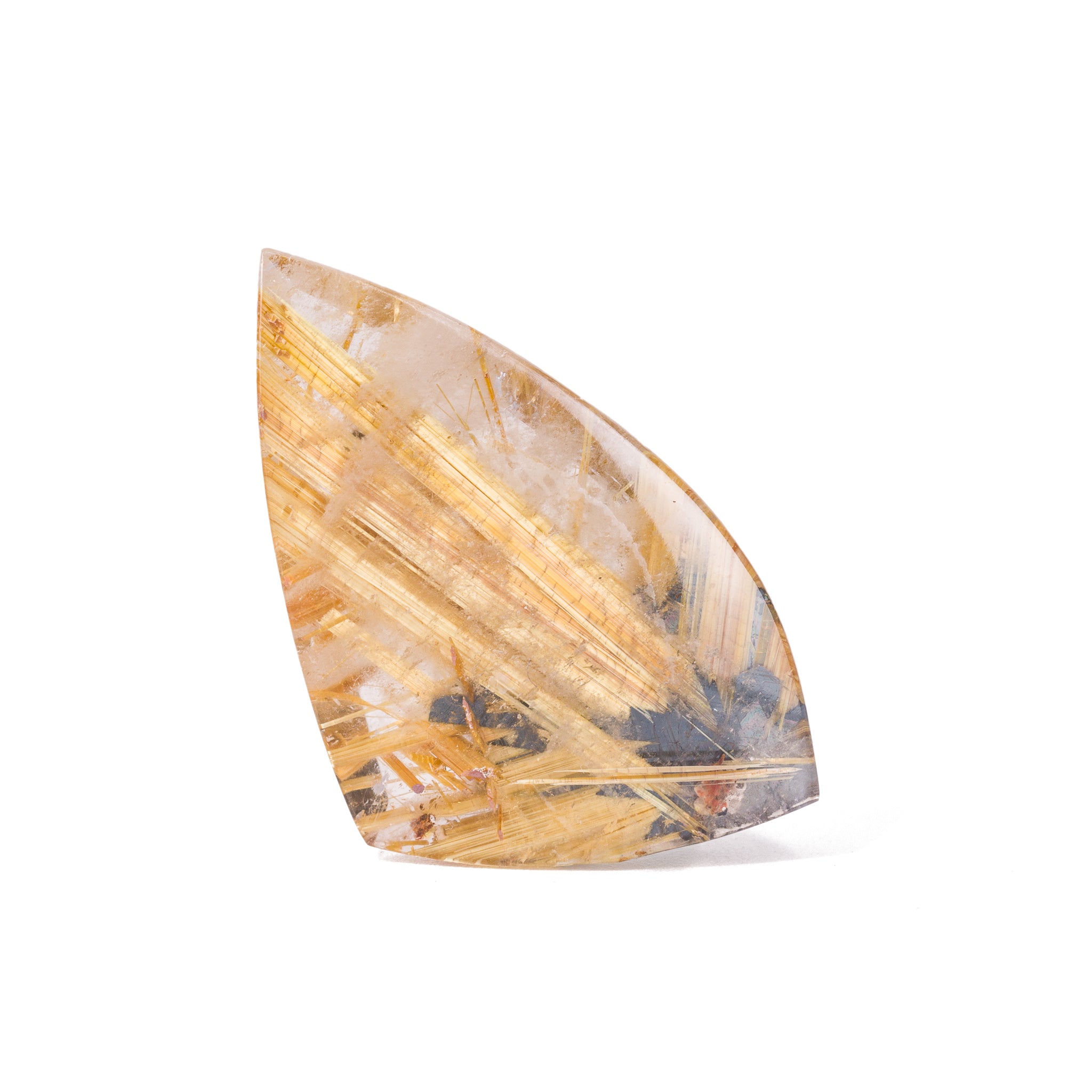 Star Rutile in Quartz Gem Crystal Cabochon | 23.1 Carats