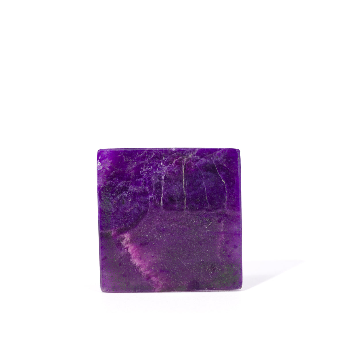 Additional view of 24.81 Carat square Sugilite cabochon