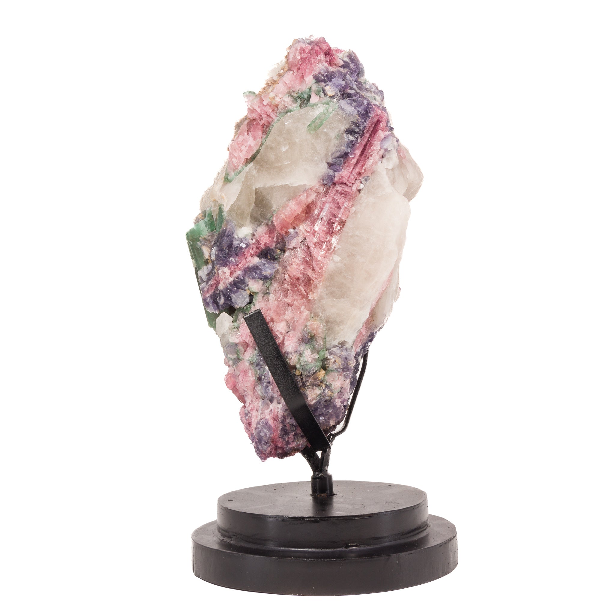 Tourmaline, Lepidolite, Smoky Quartz 12