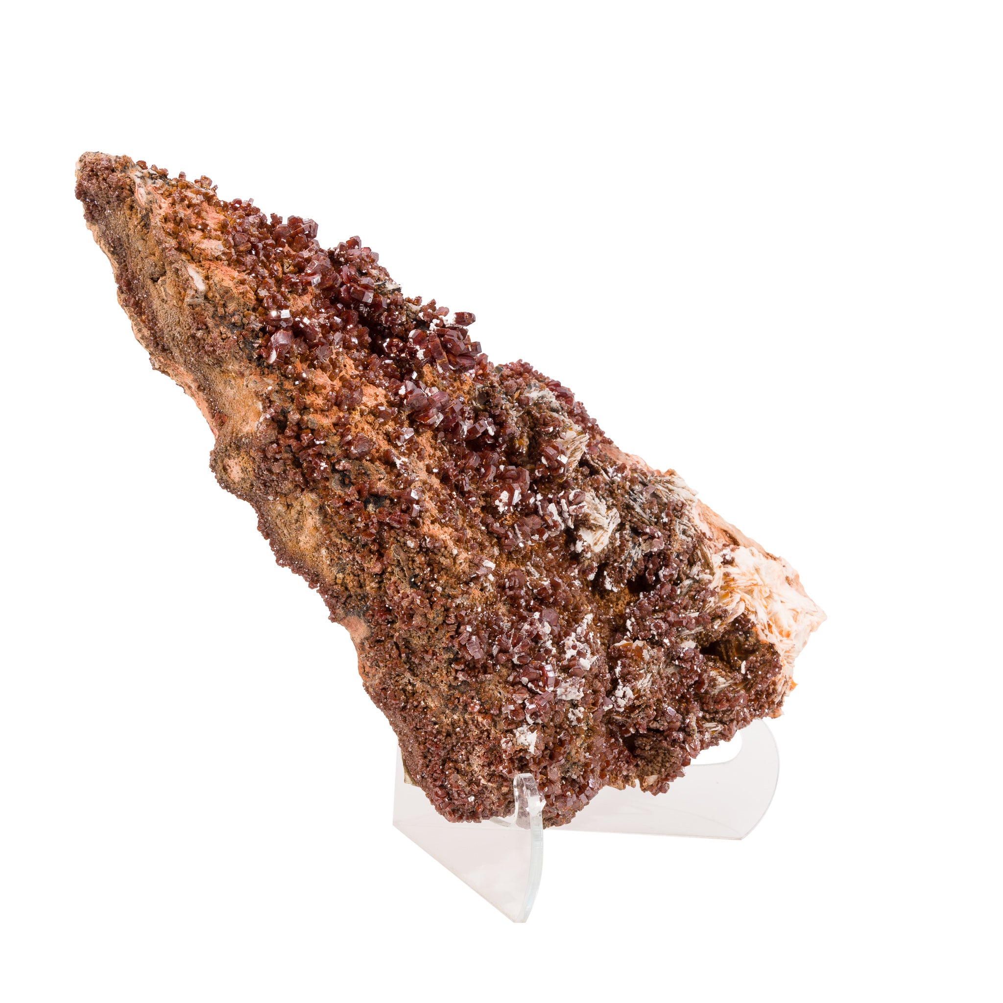 Vanadinite 12.9 Inch 13.5lb Natural Crystals on Matrix - Morocco - PX-126 - Crystalarium