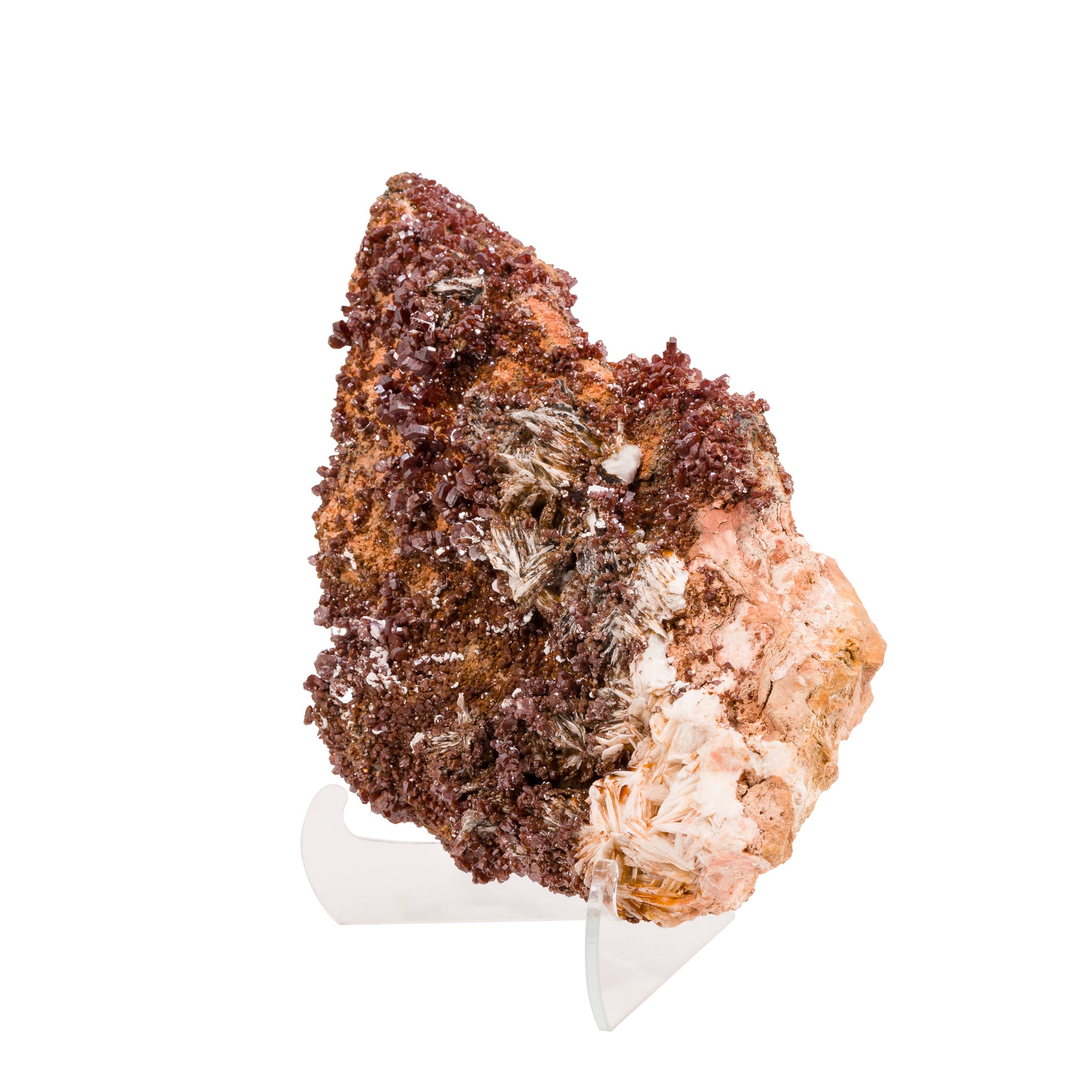 Vanadinite 12.9 Inch 13.5lb Natural Crystals on Matrix - Morocco - PX-126 - Crystalarium