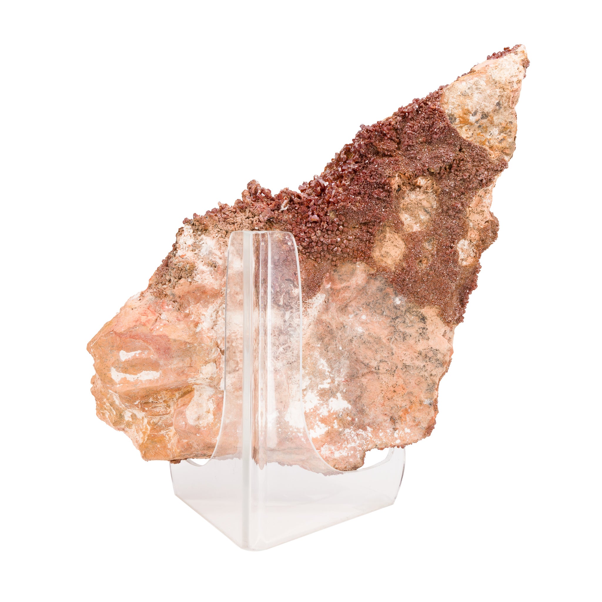 Vanadinite 12.9 Inch 13.5lb Natural Crystals on Matrix - Morocco - PX-126 - Crystalarium