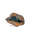 Vivianite crystal cluster with green Ludlamite crystals