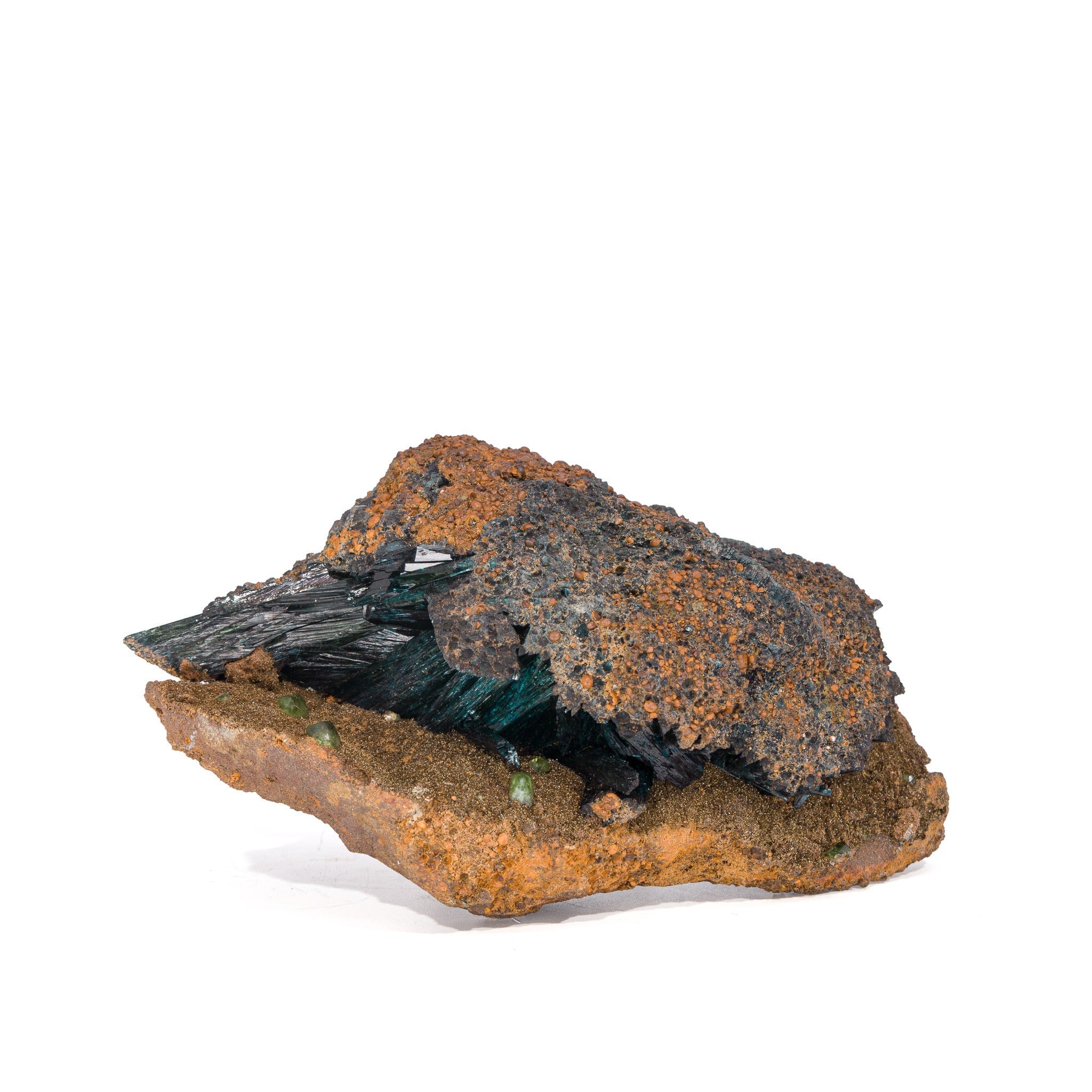 Vivianite with Ludlamite specimen from Brazil
