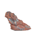 Reverse view of Vivianite specimen on red-brown matrix