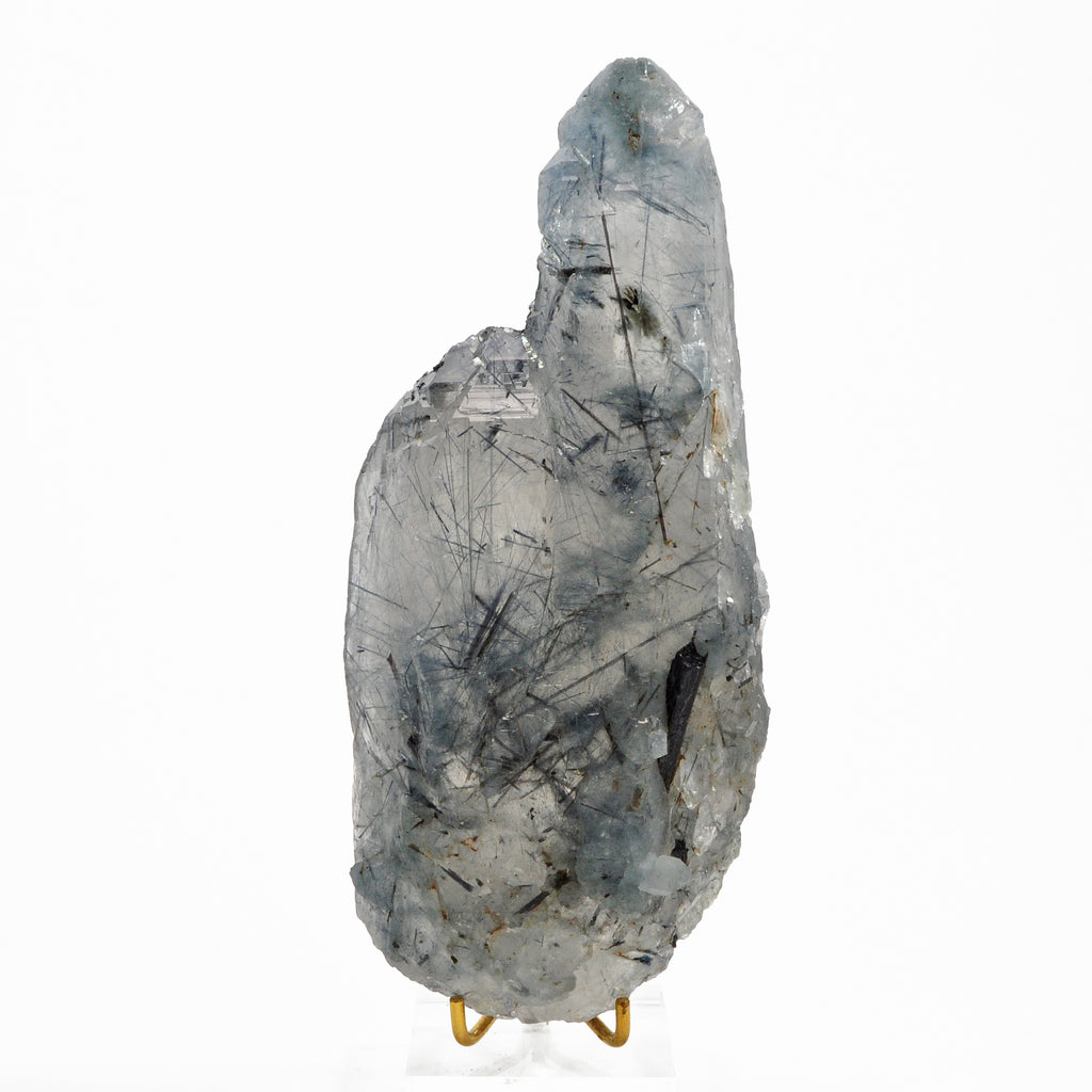 Blue Tourmaline in Quartz 6.09 inch 696gr Natural Crystal Specimen - Brazil - FFX-214 - Crystalarium