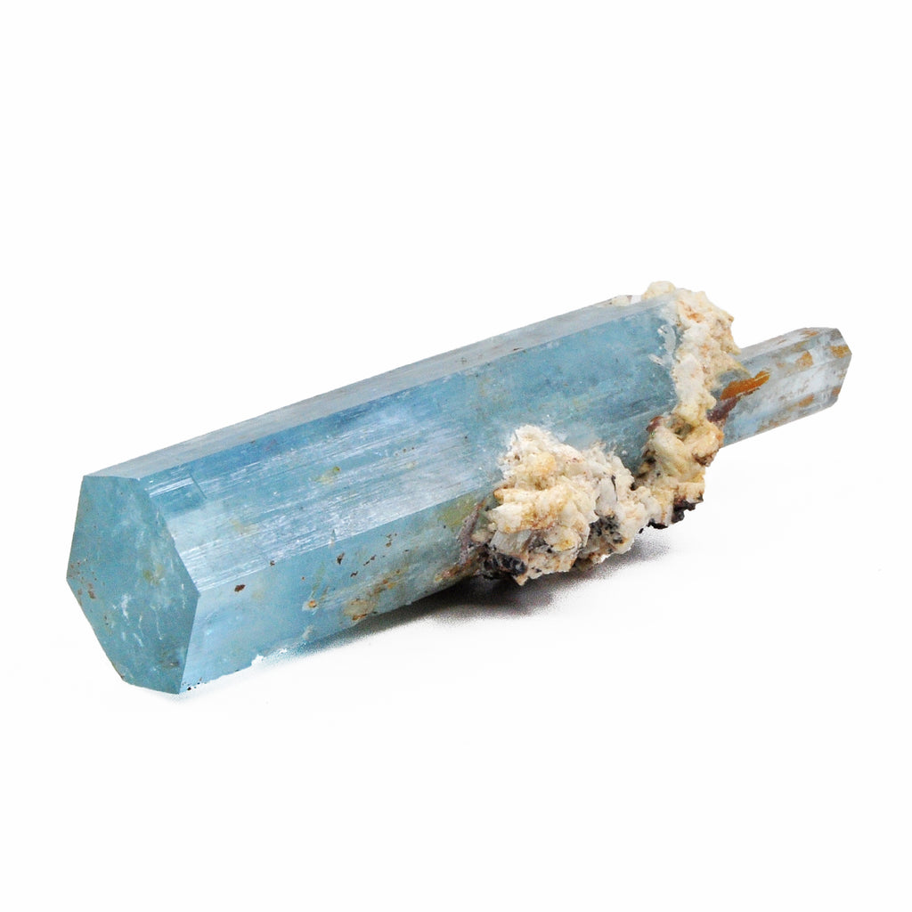 Aquamarine 3.69 inch 65.5 gram Natural Double Terminated Gem Crystal - Erongo, Namibia - FFX-583 - Crystalarium