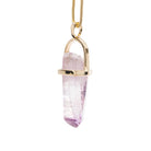 Veracruz Amethyst 15.88 Carat Natural Crystal 14k Handcrafted Twist Pendant - KKO-111 - Crystalarium