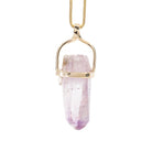 Veracruz Amethyst 15.88 Carat Natural Crystal 14k Handcrafted Twist Pendant - KKO-111 - Crystalarium