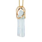 Aquamarine 27.99 Carat Natural Crystal 14k Handcrafted Pendant - KKO-089 - Crystalarium