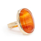 Carnelian 11.6 Carat 14k Handcrafted Gemstone Ring - KKO-132 - Crystalarium