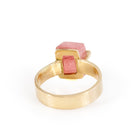 Rhodochrosite 7.47 Carat Natural Crystal Handcrafted 14k Ring - Sweet Home Mine - EEO-058 - Crystalarium