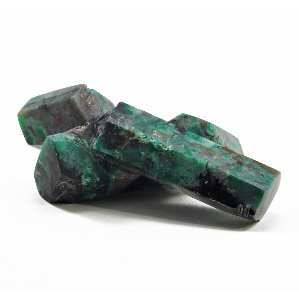 Emerald in Matrix 5.15 inch 406.3 gr Freeform Polished Natural Crystal Cluster - Brazil - DDH-090 - Crystalarium