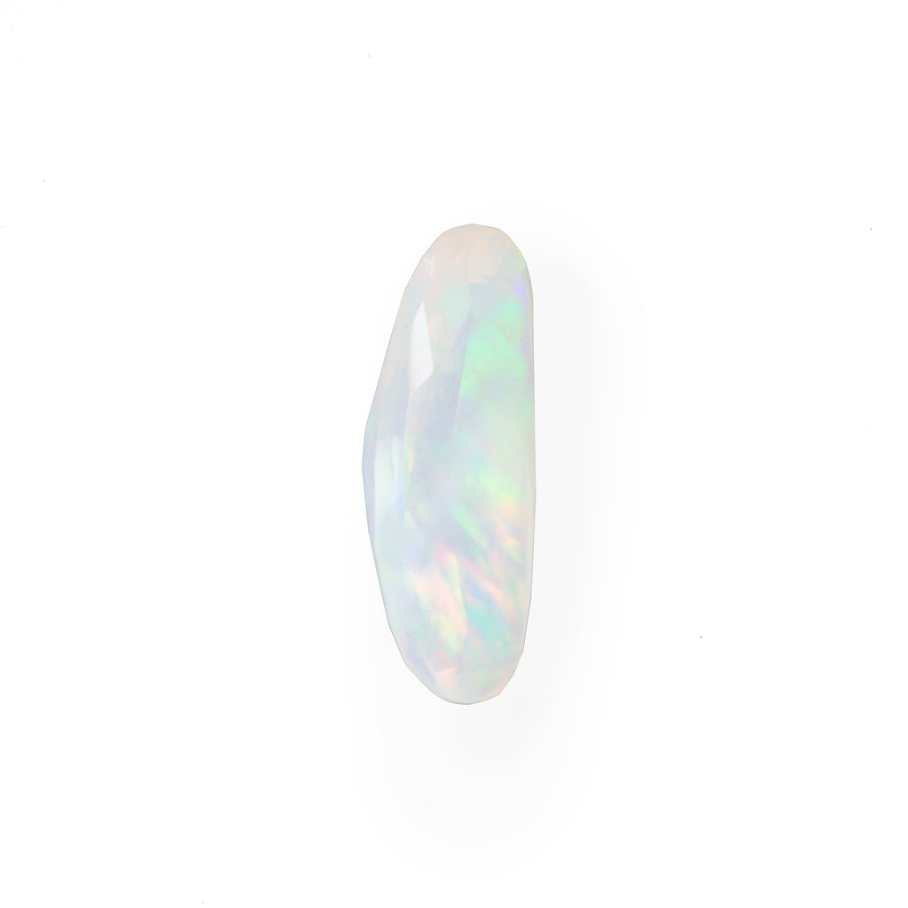 Gem Opal 7.05ct 21.79 mm Oval Faceted Gemstone - 19-041 - Crystalarium
