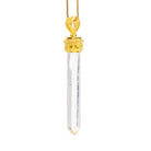 Colombian Quartz 18.93 Carat 22k Handcrafted Natural Crystal Pendant - KKO-210 - Crystalarium