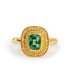 Tsavorite Garnet 1.77 Carat 22k Handcrafted Gemstone Ring - KKO-208 - Crystalarium