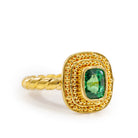 Tsavorite Garnet 1.77 Carat 22k Handcrafted Gemstone Ring - KKO-208 - Crystalarium