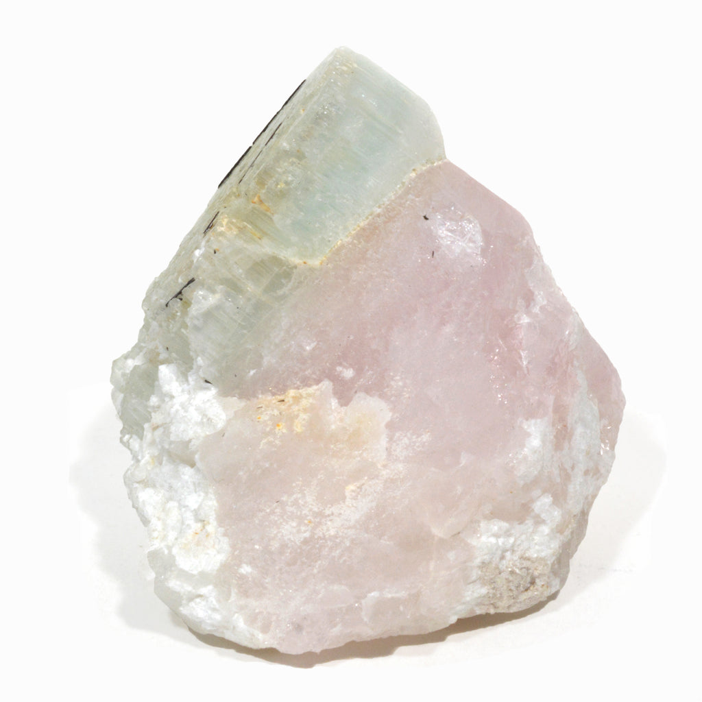 Bi-color Beryl Morganite and Aquamarine 80.5 gram 1.78 inch Natural Gem Crystal - Pakistan - CCX-523 - Crystalarium