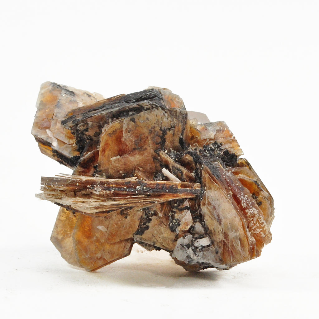 Topaz Gem Crystal on Muscovite Natural Crystal Specimen - Pakistan - YX-071 - Crystalarium