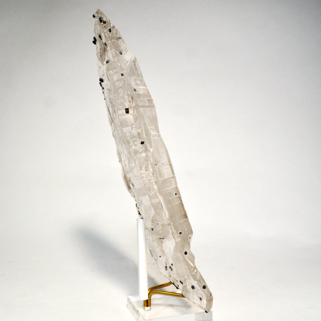 Quartz 7.0 inch 0.90 lbs Tabular Crystal Shard - Brazil - EEX-192 - Crystalarium