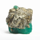 Emerald 1.23 inch 31.6 gr Natural Gem Crystal with Pyrite - Colombia - FFX-424 - Crystalarium