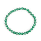 Malachite 6mm Beaded Bracelet - JJW-090 - Crystalarium