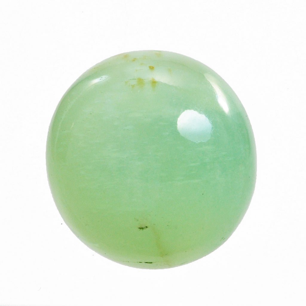 Mint Green Moonstone 43 ct Gemstone Cabochon - India - BBV-075 - Crystalarium