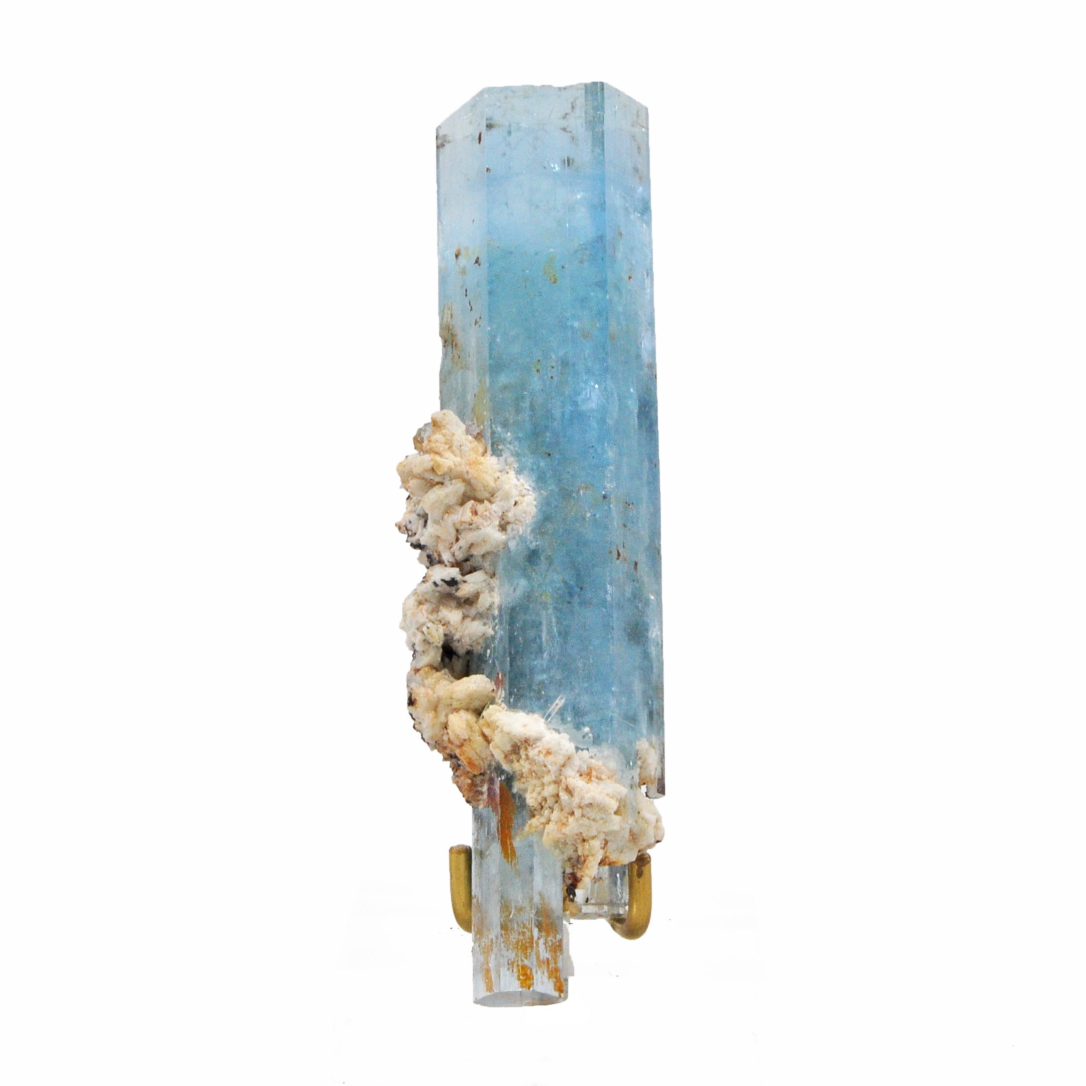 Aquamarine 3.69 inch 65.5 gram Natural Double Terminated Gem Crystal - Erongo, Namibia - FFX-583 - Crystalarium