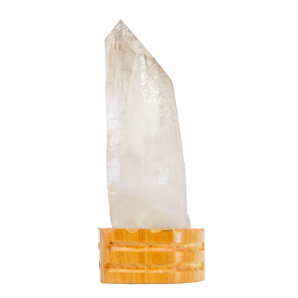 Citrine 9.5 Inch 3.58lb Polished Crystal on Wooden Stand - Brazil - KKX-276 - Crystalarium
