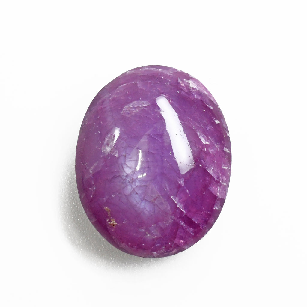 Sapphire 22.24 carat 17.08mm Pink Star Oval Cabochon - 10-009 - Crystalarium