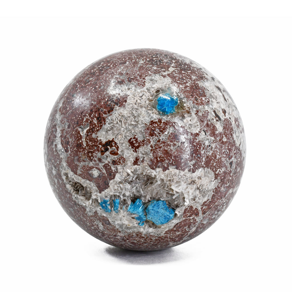 Cavansite in Matrix 2.29 inch .55 lbs Polished Crystal Sphere - India - FFL-009 - Crystalarium