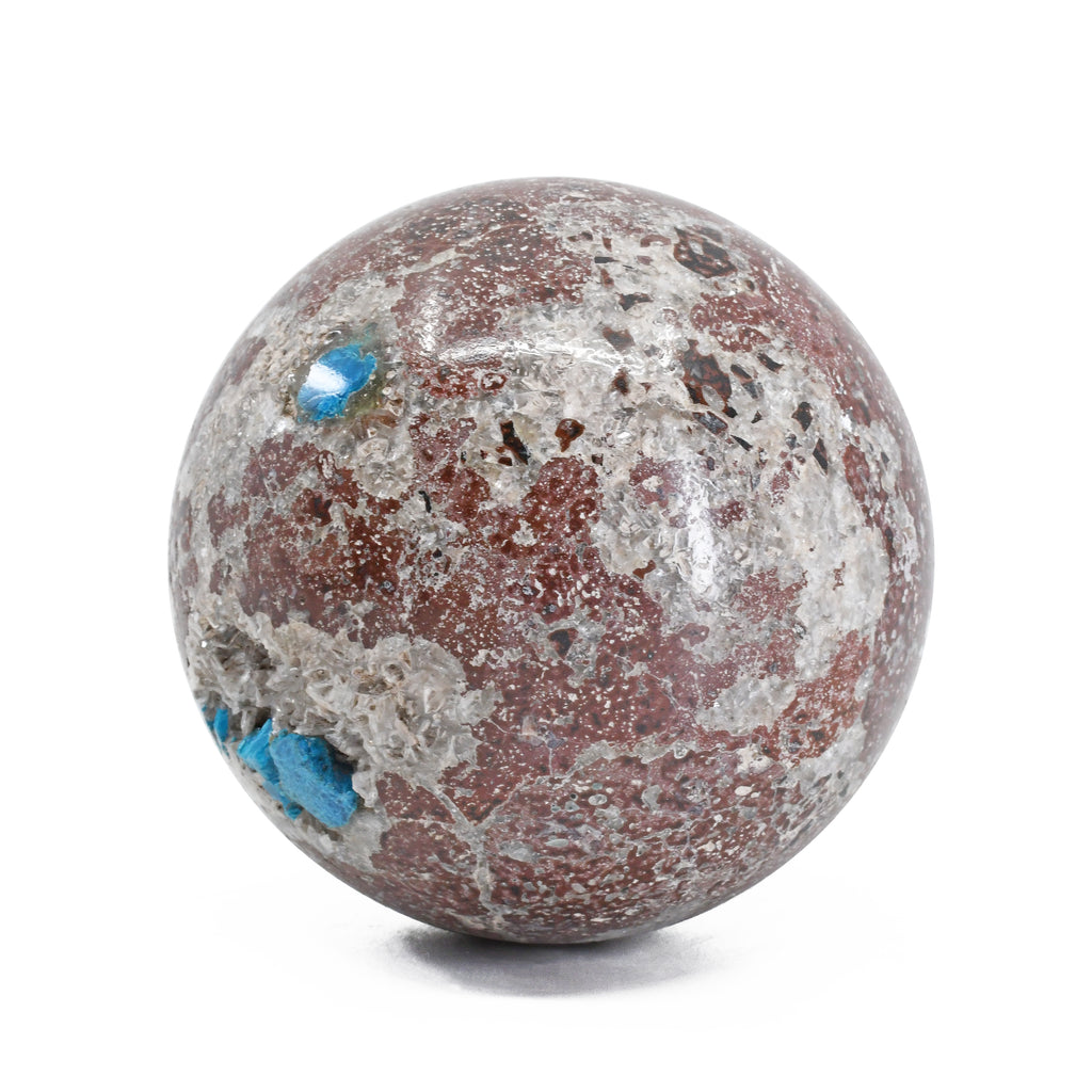 Cavansite in Matrix 2.29 inch .55 lbs Polished Crystal Sphere - India - FFL-009 - Crystalarium