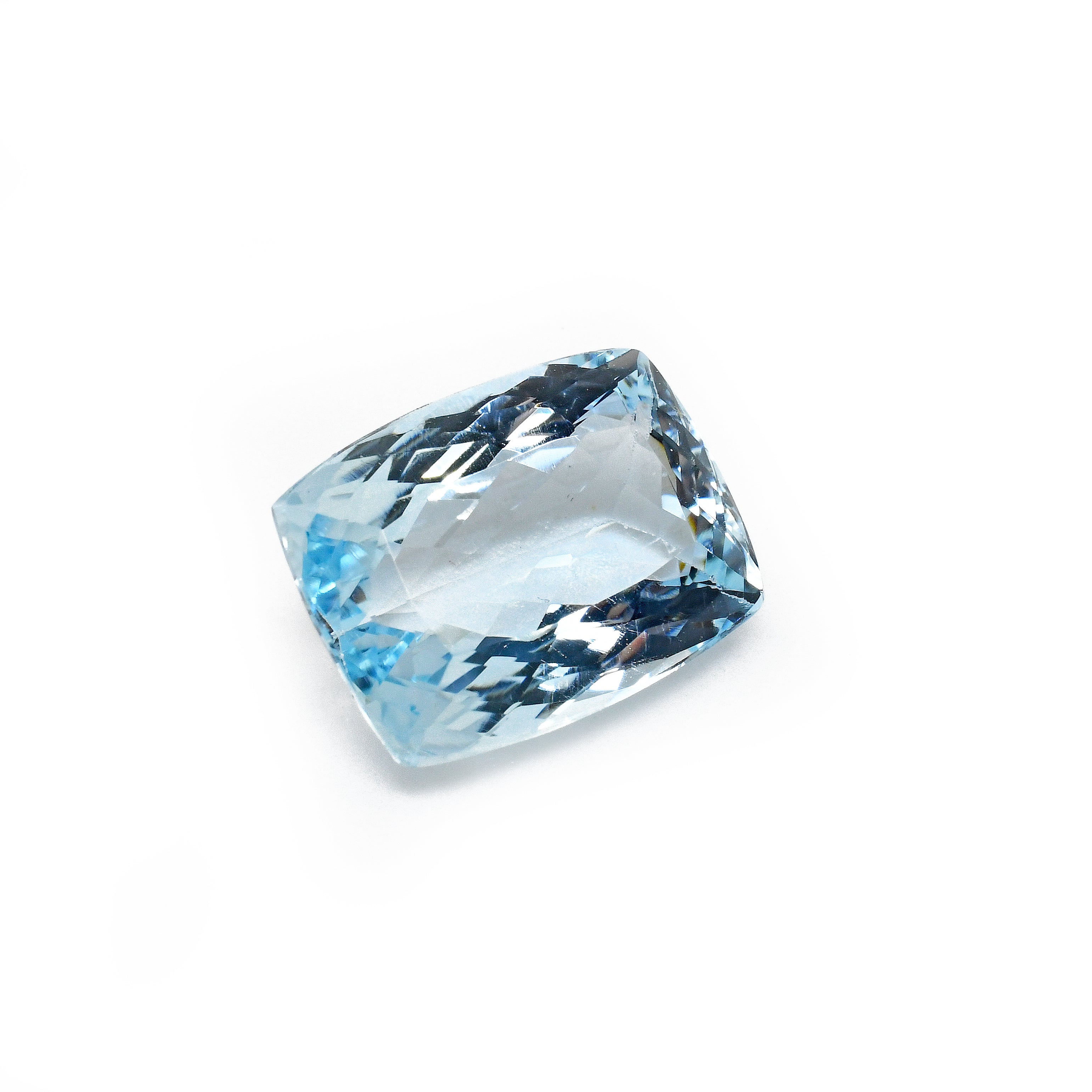 Exceptional Un-Heated Faceted Blue Topaz 11.72ct Gemstone - 9-031 - Crystalarium