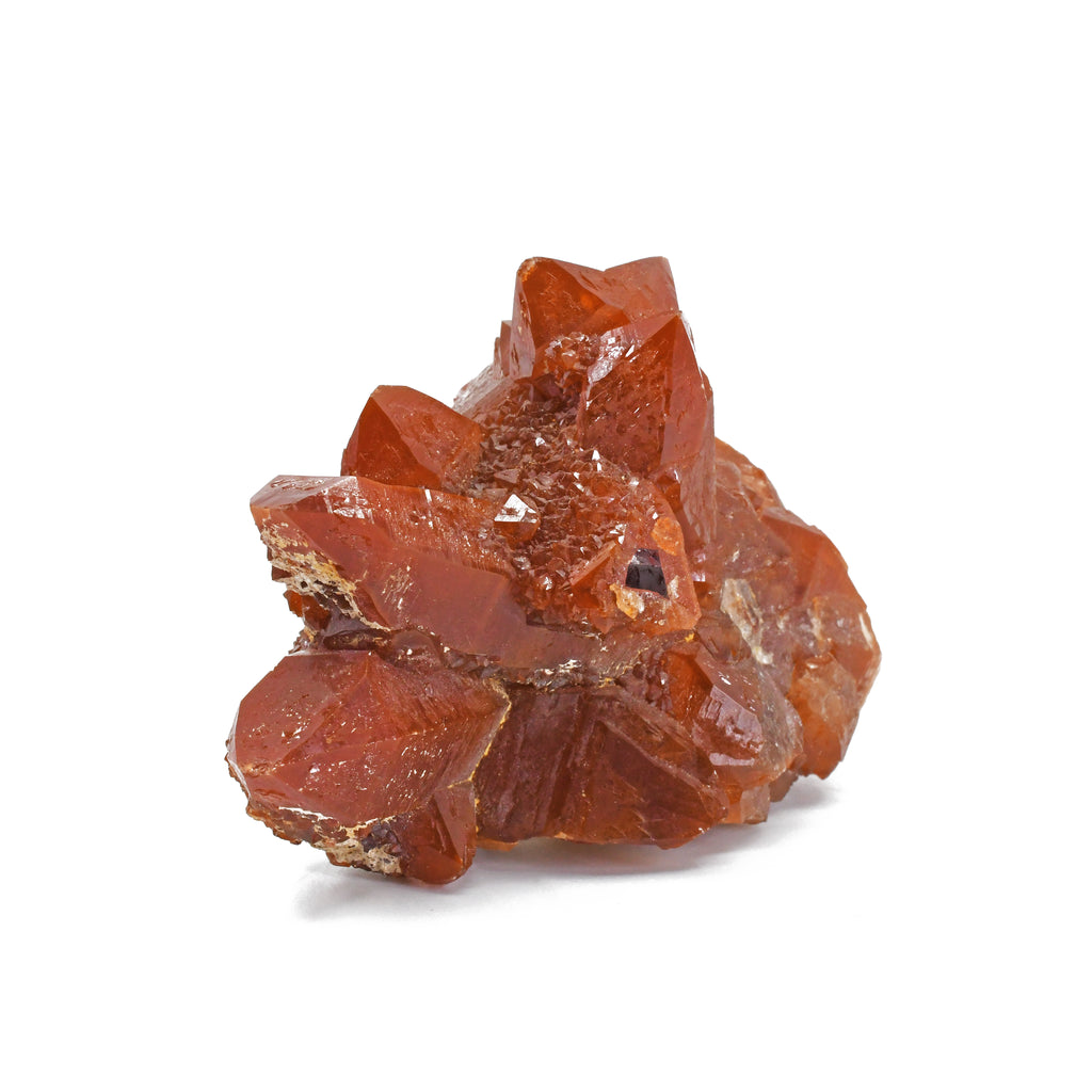 Natural Red Quartz 3.7 inch .51 lb Crystal Cluster - Morocco - CCX-094 - Crystalarium