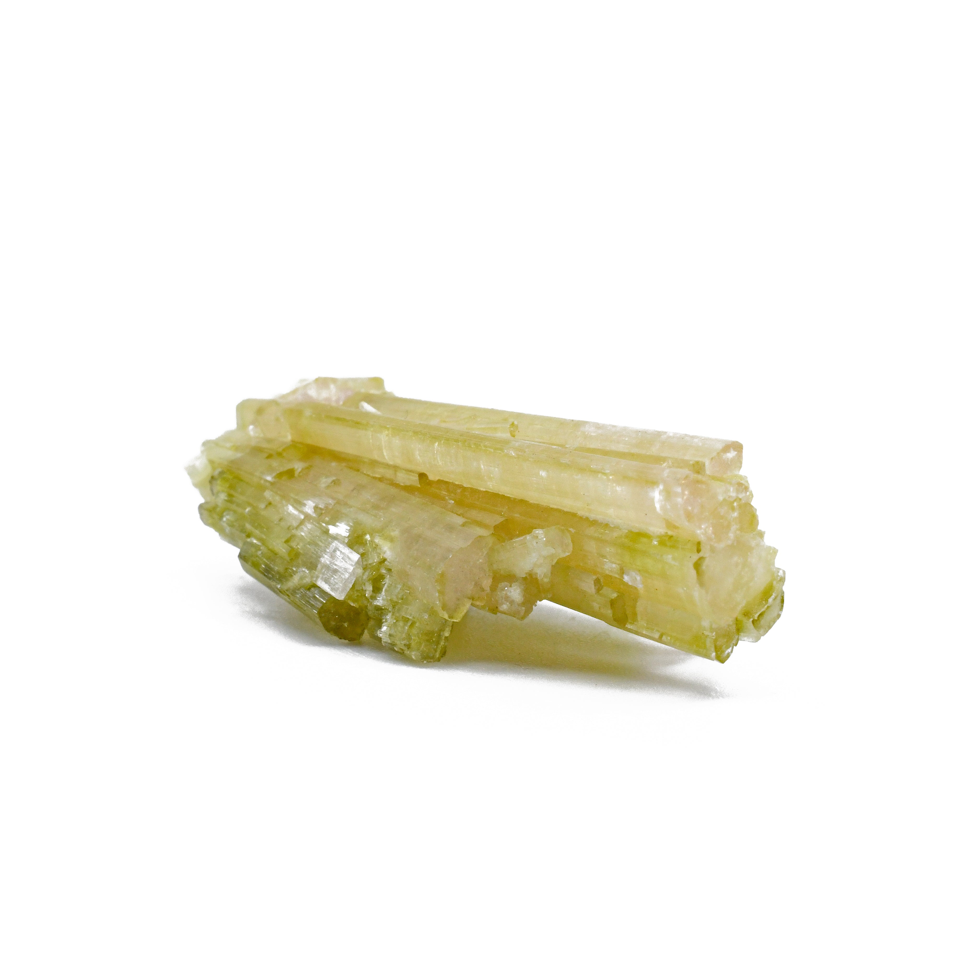 Green and Pink Tourmaline 1.94 inch 77 carat Gem Crystal Spray Specimen - BBX-369 - Crystalarium