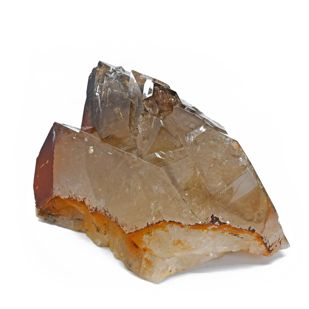Smokey Quartz with Iron Natural Elestial Crystal- Brazil - YX-556 - Crystalarium